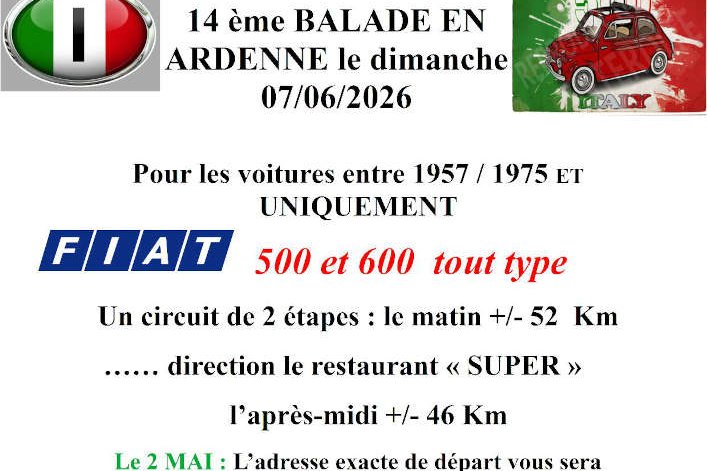 <strong>Invitation 2026</strong><small>© FIAT 500 et dérivés CLUB DE FRANCE</small>