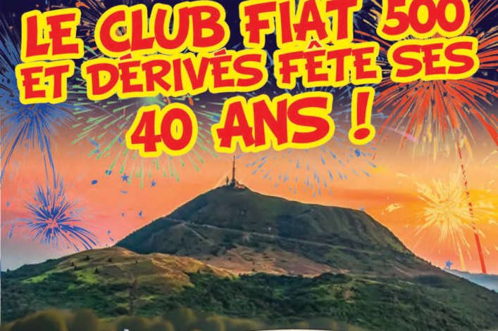 <strong>Affiche 40ans</strong><small>© FIAT 500 et dérivés CLUB DE FRANCE</small>